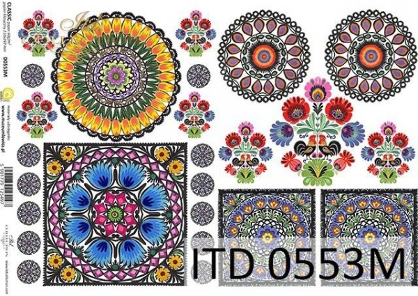 Decoupage paper ITD D0553M