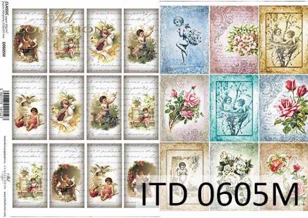 Decoupage paper ITD D0605M