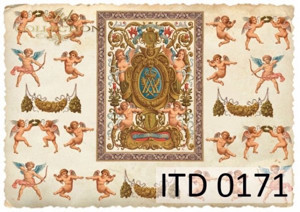 Decoupage paper ITD D0171