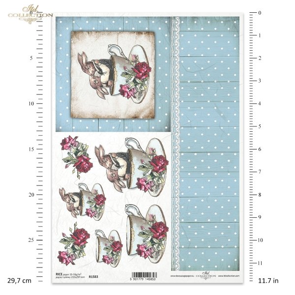 Wielkanoc, Vintage, retro, zając, filiżanka, filiżanki, kwiat, róża, róże, kropki, kropeczki, Easter, hare, cup, flower, rose, flower, dot, polka dots, Ostern, Hase, Tasse, Blume, Rose, Punkte, Tupfen, Easter, liebre, taza, flor, rosa, lunares