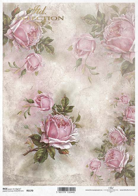 papel decoupage rosas, flores*Decoupage Papier Rosen, Blumen