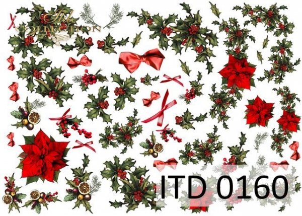 Decoupage paper ITD D0160M