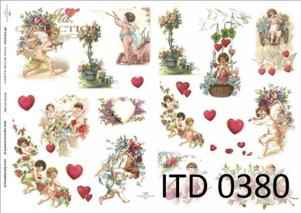 Decoupage paper ITD D0380M