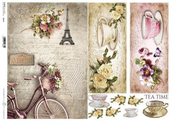 Decoupage paper ITD D0473M