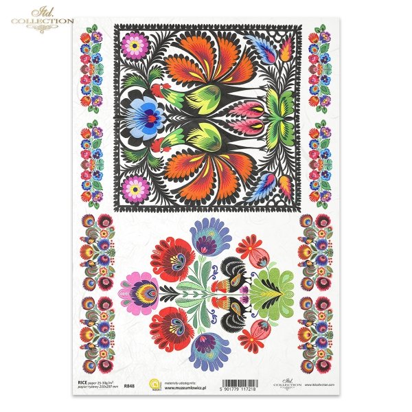 wycinanka, wycinanki, łowicka, łowickie, folklor, polski, polskie, Łowicz, Lowicz, Muzeum w Łowiczu, ludowa, ludowe, R848, Danuta Wojda, Krystyna Lis, Kodra, Helena Rześna, Laurka, Stanisława Bogusz, cut-outs, folklore, Polish, folklore, Ausschnitt, Polni