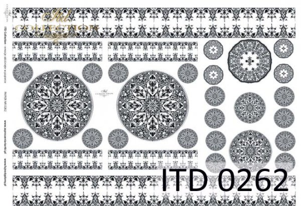 Decoupage paper ITD D0262