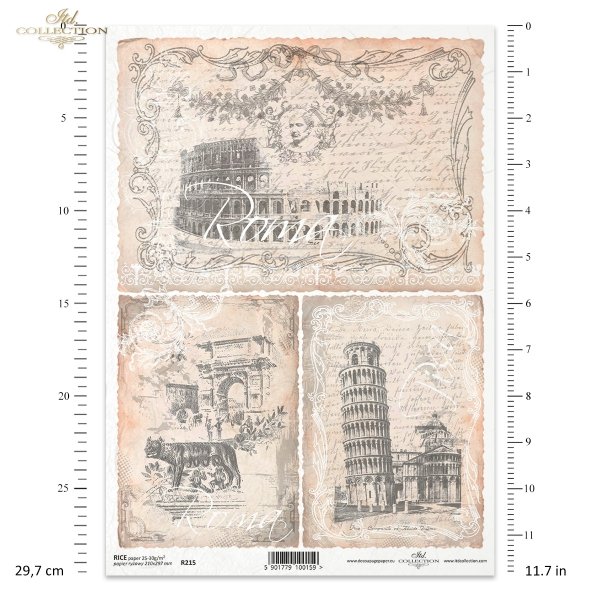 cities, Rome, old postcards, beautiful background, pastel colors