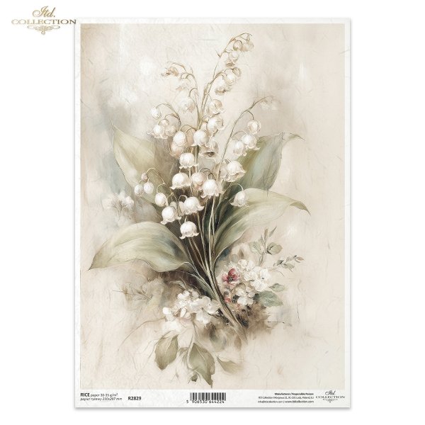 vintage, flora, bukiety, kwiaty, botanika, konwalia*vintage, flora, bouquets, flowers, botany, lily of the valley