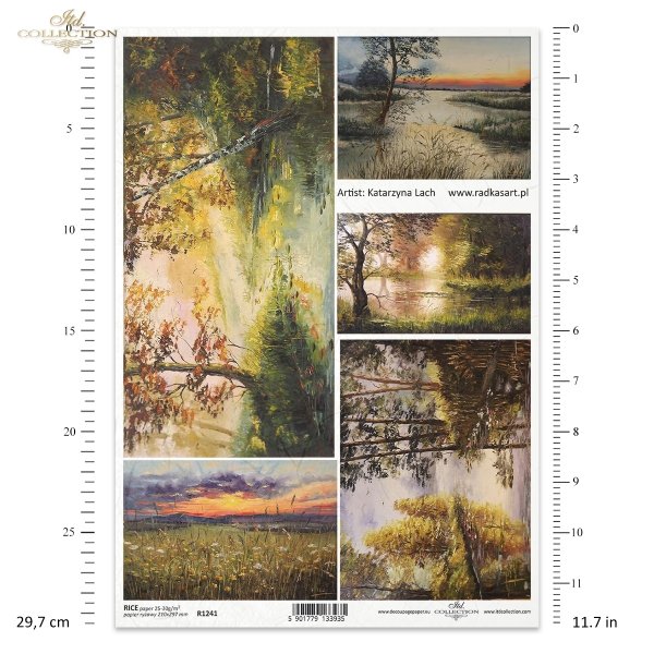  idyllic landscape, field, meadow, trees, forest, river, sunset, mountains, summer, painting, contemporary artist, idyllische Landschaft, Feld, Wiese, Bäume, Wald, Fluss, Sonnenuntergang, Berge, Sommer, zeitgenössische Malerei