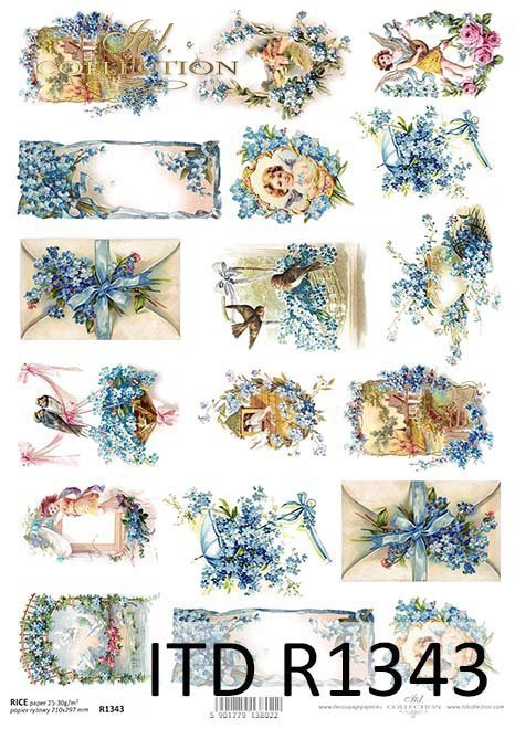 papier ryżowy decoupage Wielkanoc*decoupage rice paper Easter