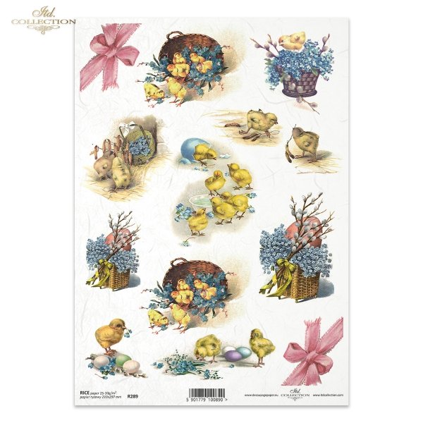 Easter, chickens, flowers, spring, eggs, Easter eggs, R289