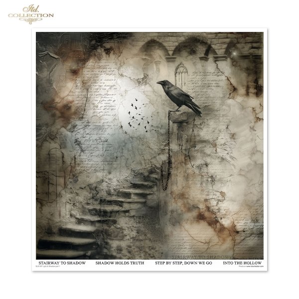 Zestaw papierow do scrapbookingu SLS 097 Light &amp; Shadow - Światło i Cień