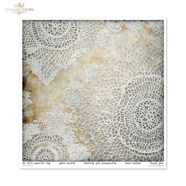 Scrapbooking papers SLS-080 Wood &amp; Lace