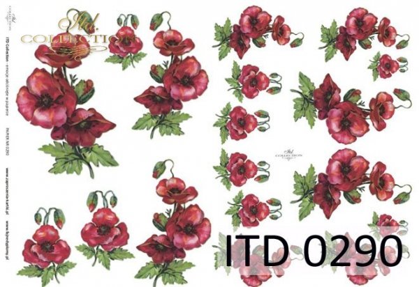 Decoupage paper ITD D0290M