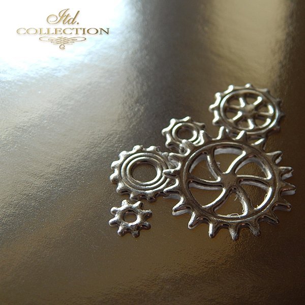 Paper for Scrapbooking, color: silver shiny PSS003