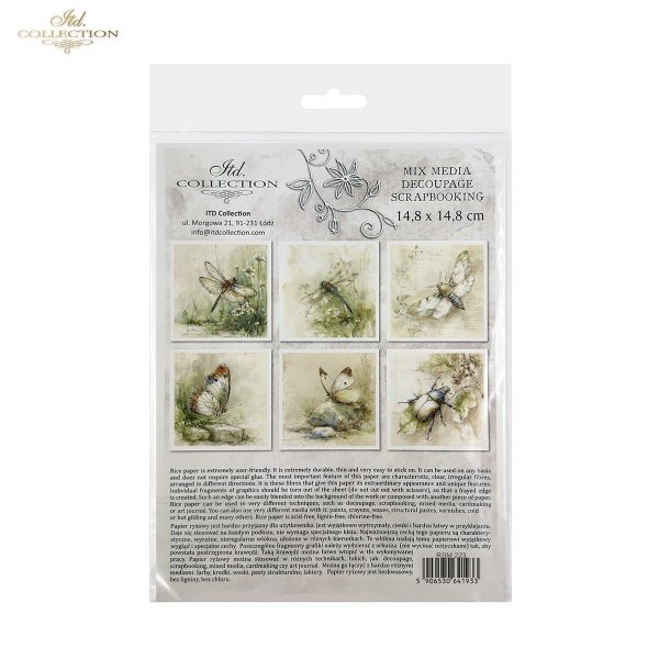 conjunto de papeles de arroz RSM223