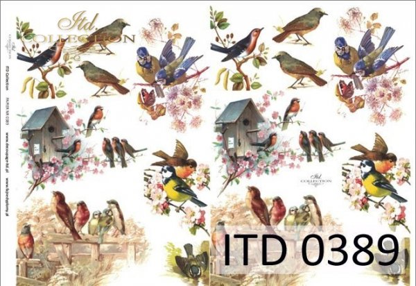 papel decoupage clásico D0389M