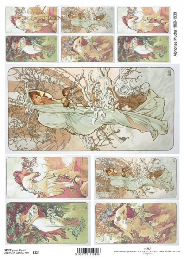 Papel Decoupage Soft S0224