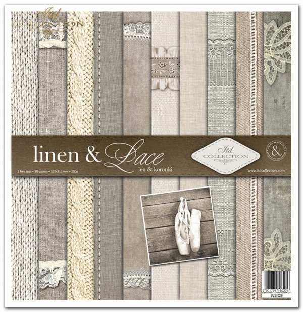 Seria linen &amp; lace: len, koronki, tkaniny, tasiemki koronkowe, robione na drutach, warkocze, materiały, tła, tapety*Series - linen &amp; lace: linen, lace, fabrics, lace ribbons, knitting, braids, materials, backgrounds, wallpaper