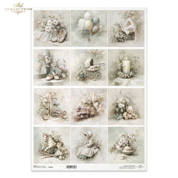 vintage, pastelowe, dziecięce, rowerek, lokomotywa, pluszowy miś, koń na biegunach, dziewczynka w czepku, kwiatowe, ilustracje, zabawki, sepia, akwarela styl vintage, sepia, pastele, niemowlę, chrzest, kwiaty, balony, buciki, wózek, świeca, elegancja, del