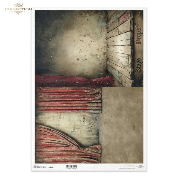 Kurtyna, teatr, scena, vintage, retro, deski, drewno, teatralne rekwizyty, scenografia, stary styl