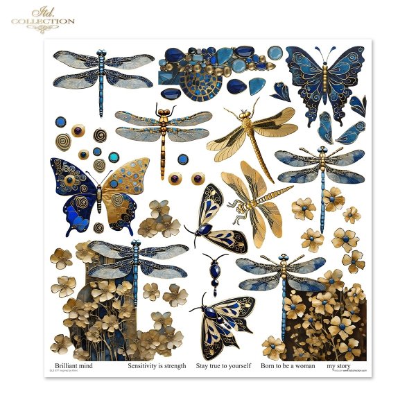 Papeles Scrapbooking SLS-077 Inspired by Klimt