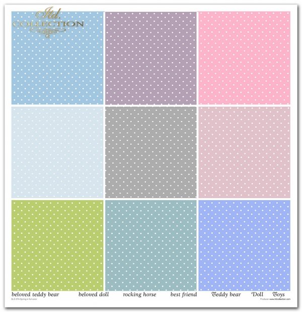 Papeles Scrapbooking SLS-074 Spring in Full Color