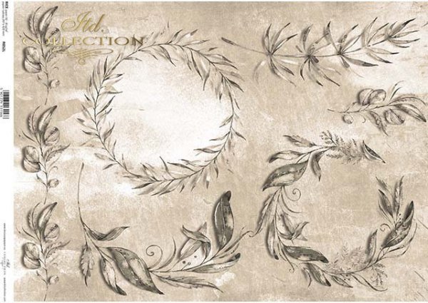 Decoupage Papierblumen -Reispapier Blumen*Decoupage de papel de arroz flores-flores de papel