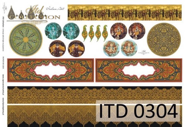 papel decoupage clásico D0304M