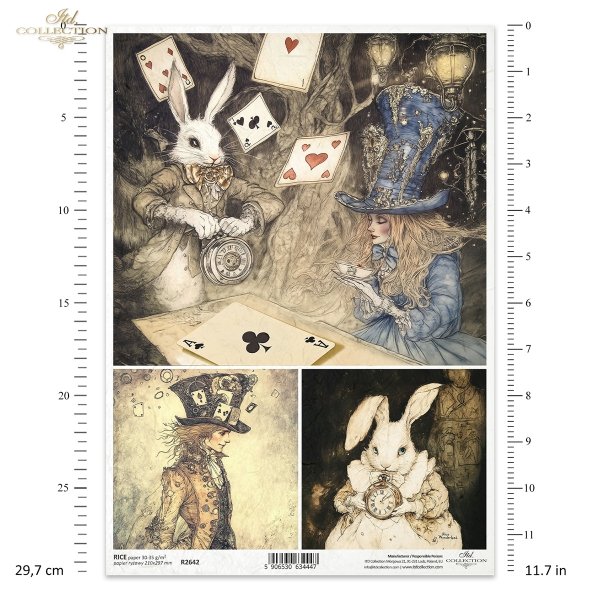 Biały Królik, Kapelusznik*White Rabbit, Hatter*Weißes Kaninchen, Hutmacher*Conejo Blanco, Sombrerero
