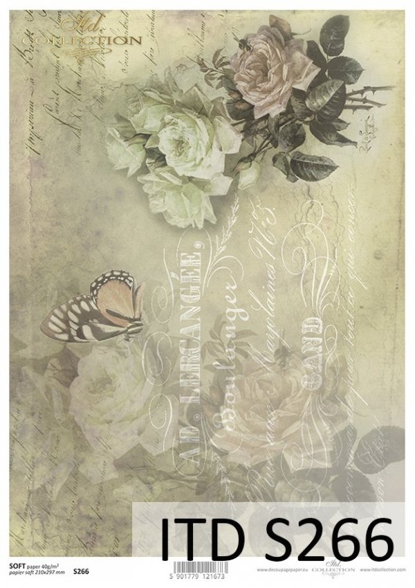Papel Decoupage Soft S0266