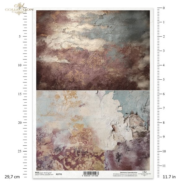 Papel de arroz para decoupage R2770