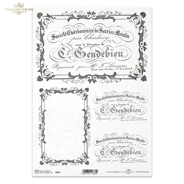 various inscriptions, ornaments, decorations, frame, decorative frames