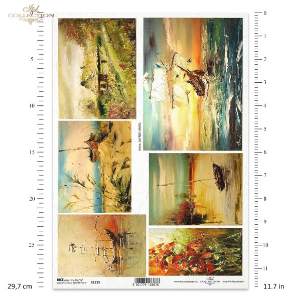 Alfred Anioł, artysta współczesny, spring, summer, village, cottage, cottages, sea, waves, water, lake, river, boats, sailing, sailboat, field flowers, poppies, painting, contemporary artist, Frühling, Sommer, Dorf