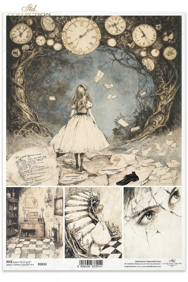 baśniowy krajobraz, Alicja, zegary. ciemny las, schody, oczy*fairytale landscape, Alice, clocks. dark forest, stairs, eyes*Märchenlandschaft, Alice, Uhren. dunkler Wald, Treppe, Augen*paisaje de cuento de hadas, Alicia, relojes. bosque oscuro, escaleras, 