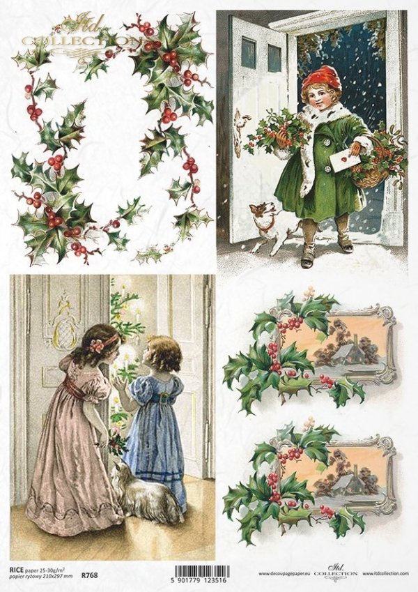  Boże Narodzenie, świąteczne dekoracje, retro, prezenty, dziecko, dzieci, pies, choinka, ostrokrzew, zimowy obrazek, R768, Christmas, Christmas decorations, retro, presents, child, children, dog, Christmas tree, holly, winter picture, Weihnachten, festlic