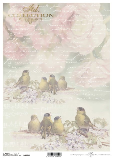 papel decoupage clásico D0485M