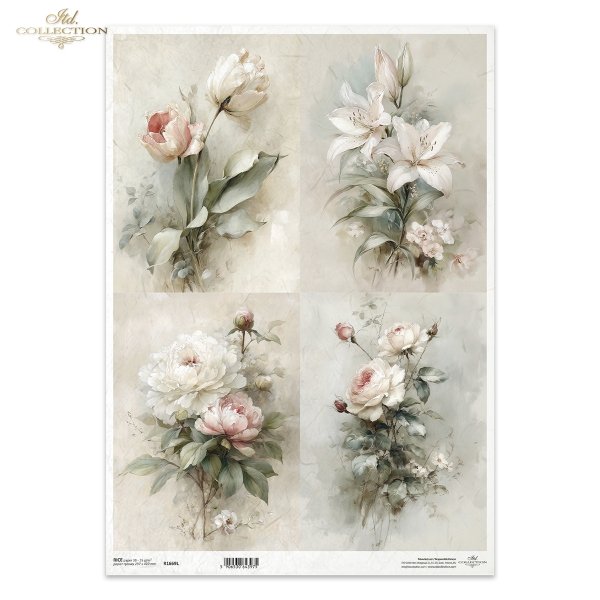 Papel de arroz decoupage A3 R1669L