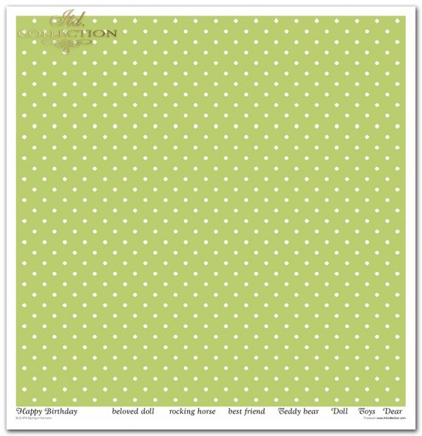 Papeles Scrapbooking SLS-074 Spring in Full Color