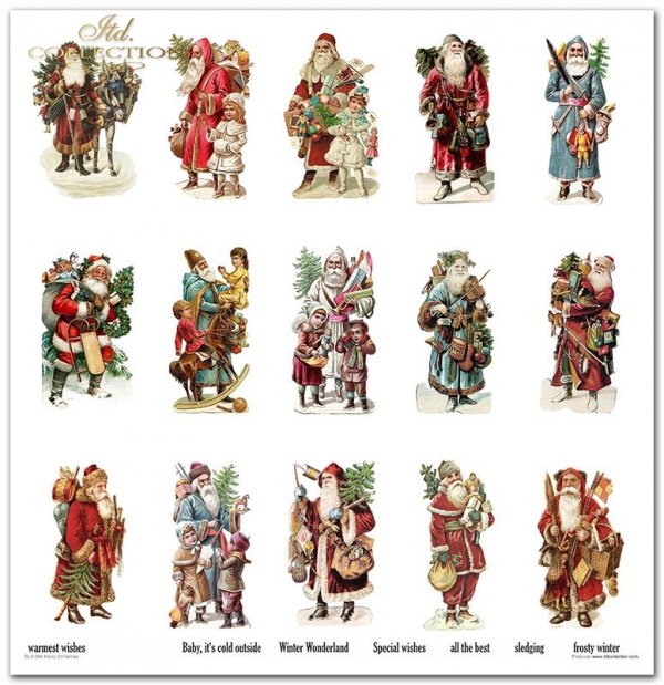 Papeles Scrapbooking SLS-066 Merry Christmas