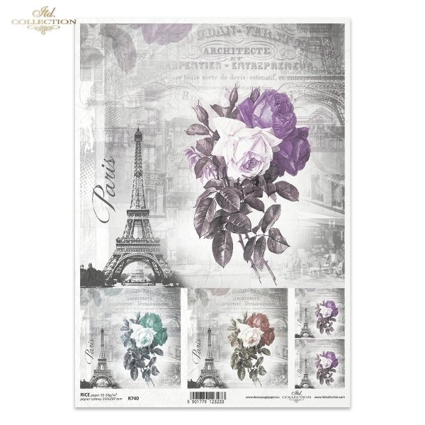 retro, wieża Eiffla, Paryż, Paris, stare napisy, list, kwiat, róża, róże, R740, Eiffel Tower, Paris, old lettering, letter, flower, rose, Eiffelturm, Paris, Paris, alter Schriftzugt, Brief, Blume, Rose, Torre Eiffel, París, letra antigua, carta, flor, ros