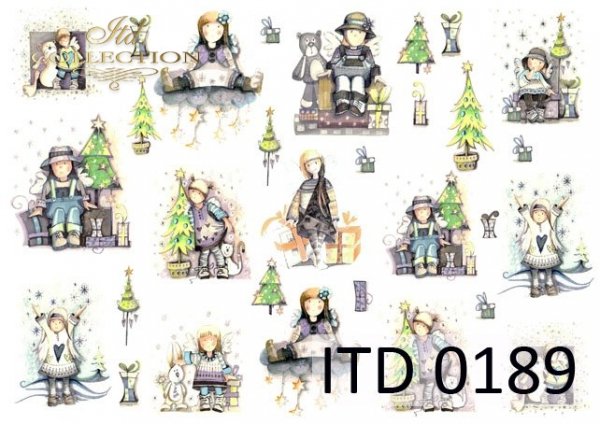 papel decoupage clásico D0189M