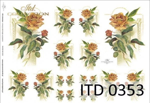 papel decoupage clásico D0353M