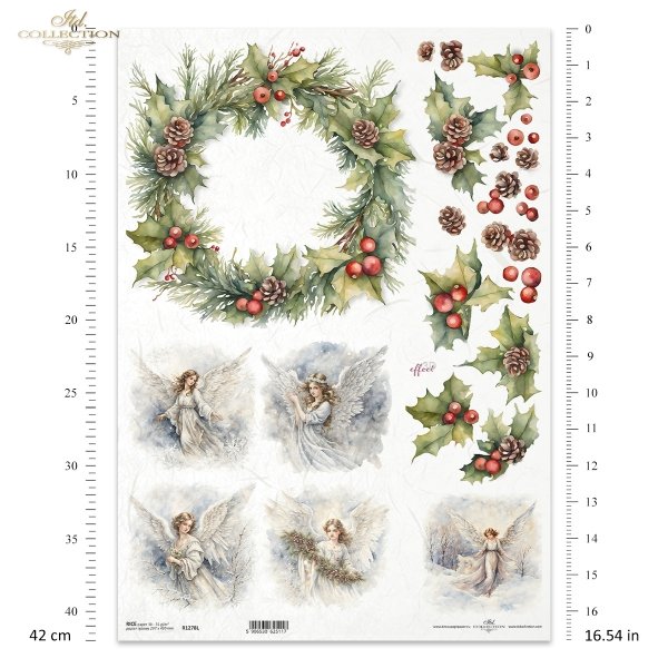 zimowe wianki*winter garlands*Wintergirlanden*guirnaldas de invierno