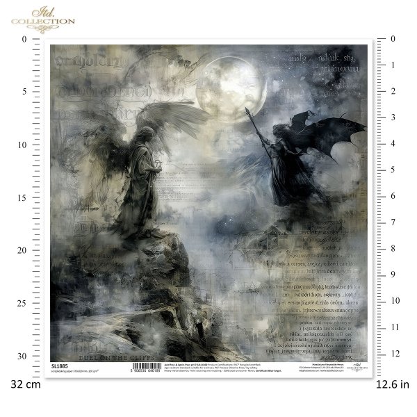 Papier do scrapbooking (HS code 48025890) SL1885