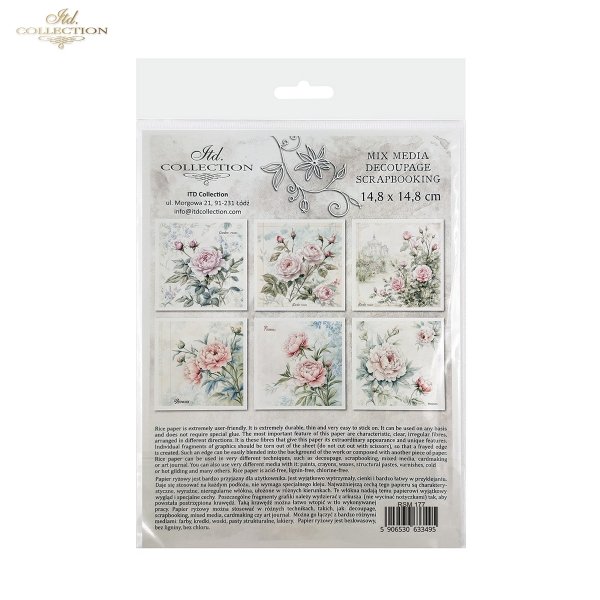 Zestaw papierów ryżowych (HS code 48021000) RSM177
