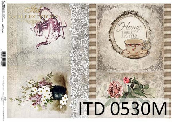 Papier decoupage (HS code 48025700) D0530M