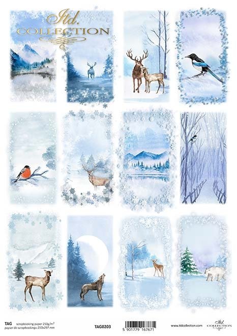 zimowe widoczki tagowe z zwierzętami*tag winter views with animals*Tag Winteransichten mit Tieren