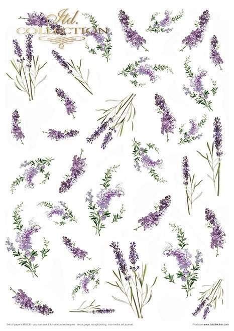 Zestaw kreatywny MS036 (HS code 48021000) Lavender