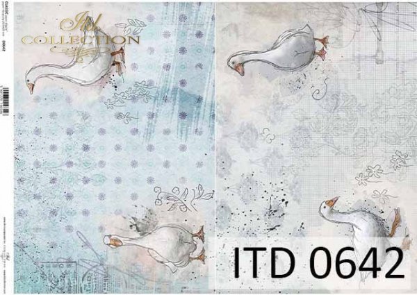 Papier decoupage (HS code 48025700) D0642